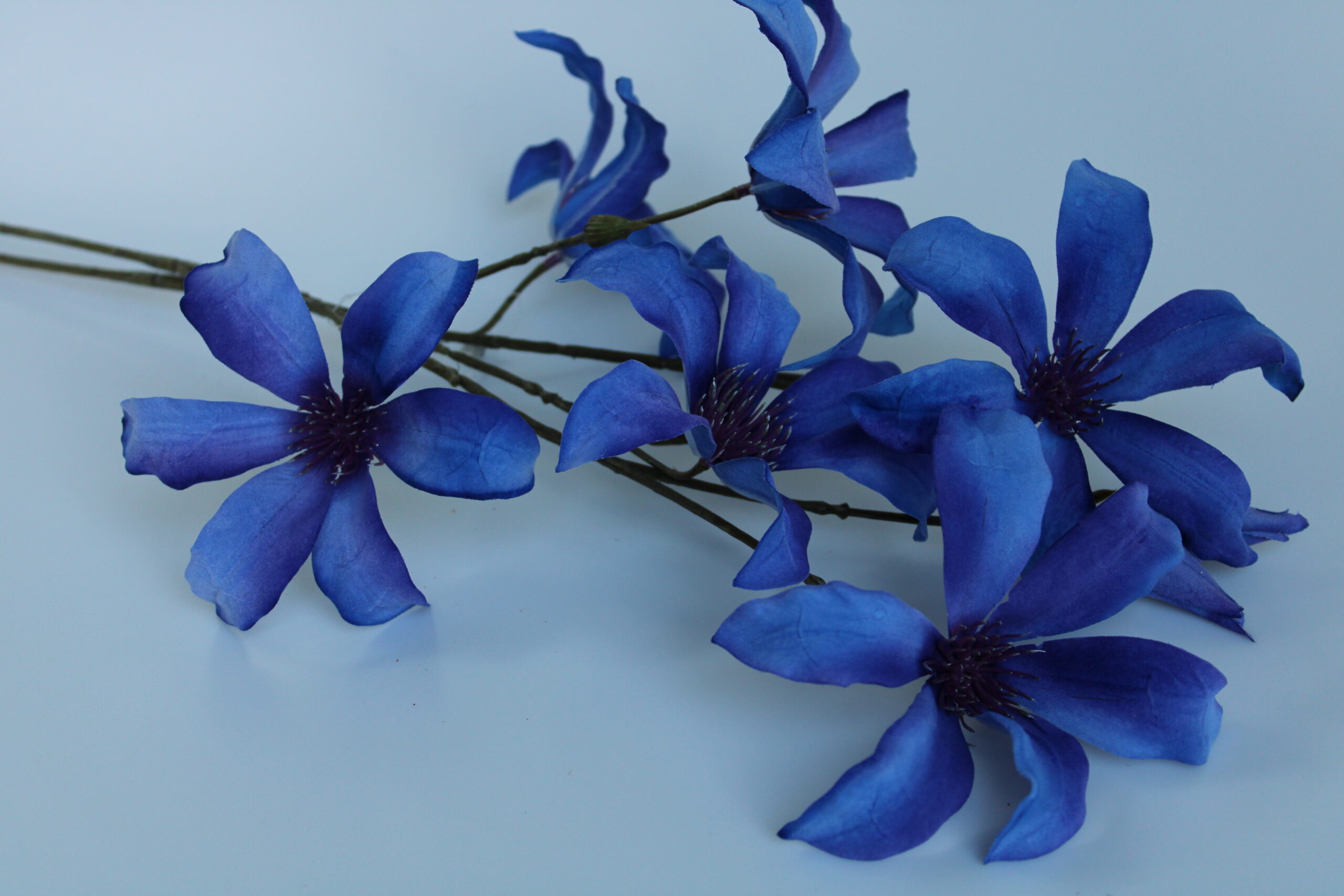 Kunstbloemen blauw-paars